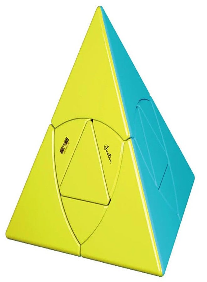 HAWKISTER Qiyi Duomo Cube Pyramid Stickerless Pyraminx Speed Cube Twist Toy Puzzle, 6+ Years - Image 3
